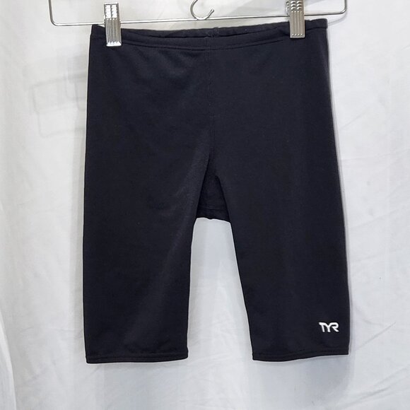 TYR Jammer Swim Suit Mens 26 Black Shorts Swimsuit Training Practice P05X - Picture 1 of 6